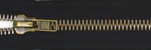 #10 X-Heavy Classic Antique Brass Zipper