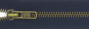  #5 Classic Plus Antique Brass Zipper
