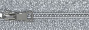 #5 Silver Metallic Lamé Coil Zipper