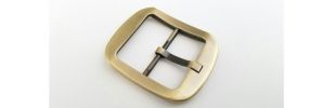 1 1/2" Euro-inspired Center Bar Buckle ~ Round Edge~GY3133
