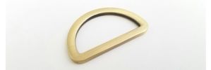 Euro-inspired D-Ring ~ Solid Flat Edge GY4098