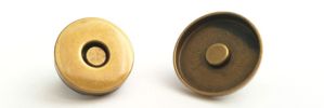  18mm Euro-inspired Covered Magnetic Snap~GYCOVERED