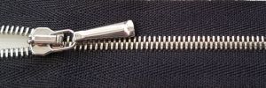 #1 Euro-inspired Petite Shiny Nickel Zipper