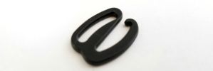 Plastic Lingerie Hardware Open Hooks for Bra Strap ~ XZC