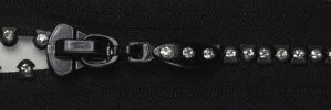 #5 Medium Crystal Rhinestone Zipper